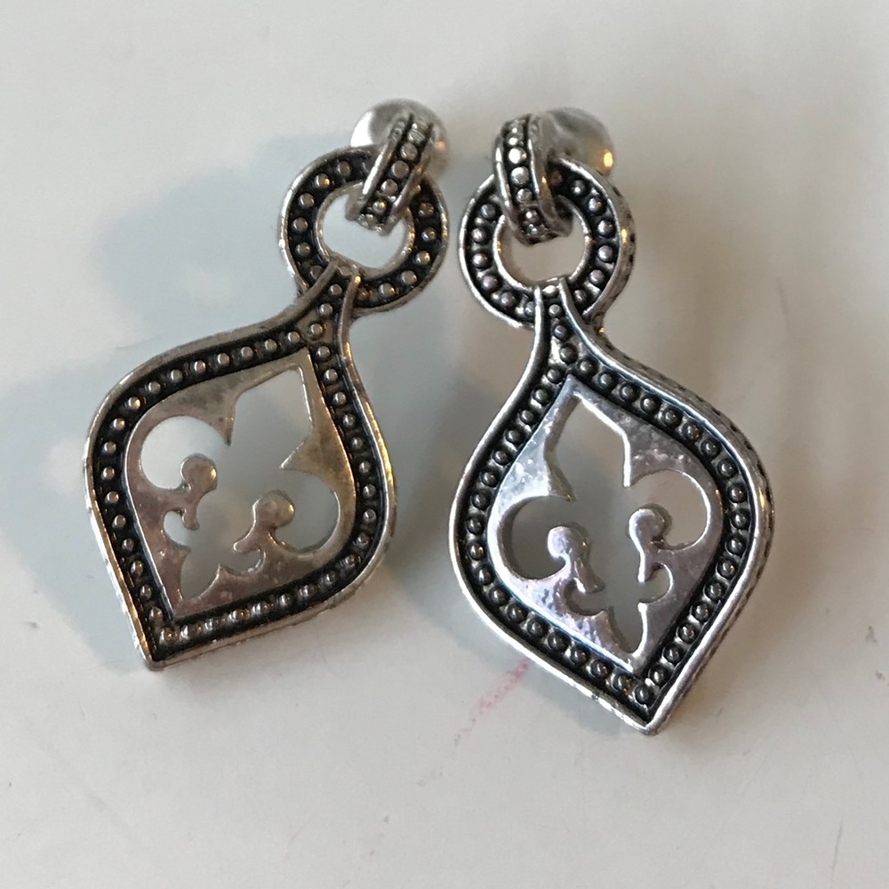 Fleur Dis Lis stud drop earrings
